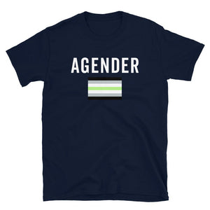 Agender Flag - LGBT+ T-Shirt