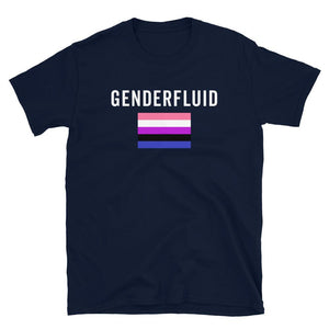 Genderfluid Flag - LGBT+ T-Shirt