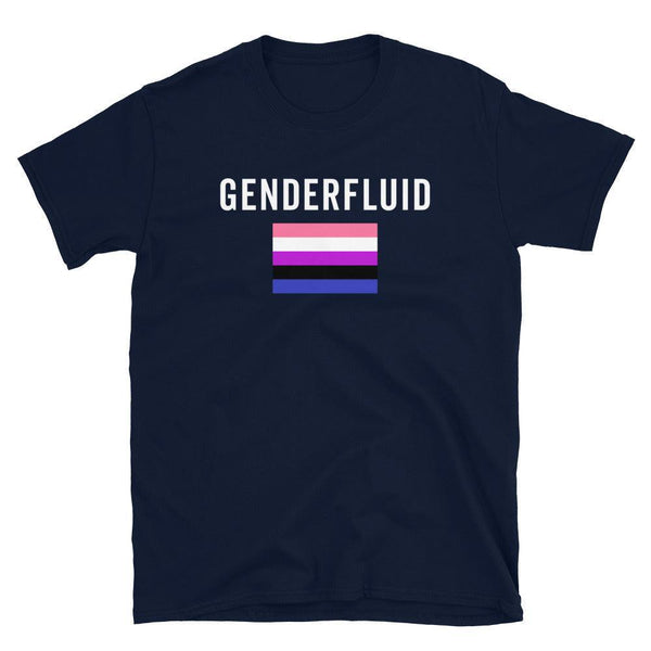Genderfluid Flag - LGBT+ T-Shirt