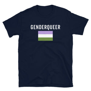 Genderqueer Flag - LGBT+ T-Shirt