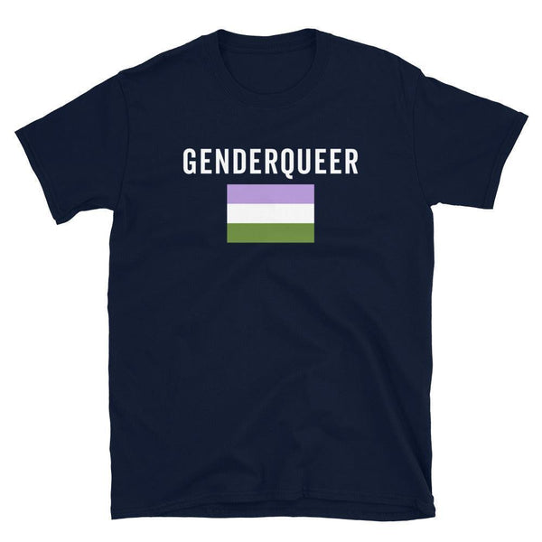 Genderqueer Flag - LGBT+ T-Shirt