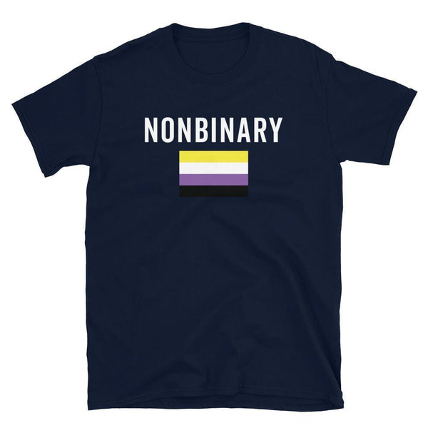 Nonbinary Flag - LGBT+ T-Shirt