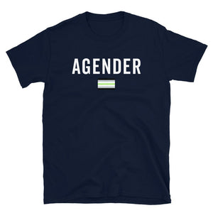 Agender Flag - LGBT+ T-Shirt