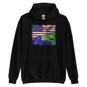 Christmas Island USA Flag Hoodie