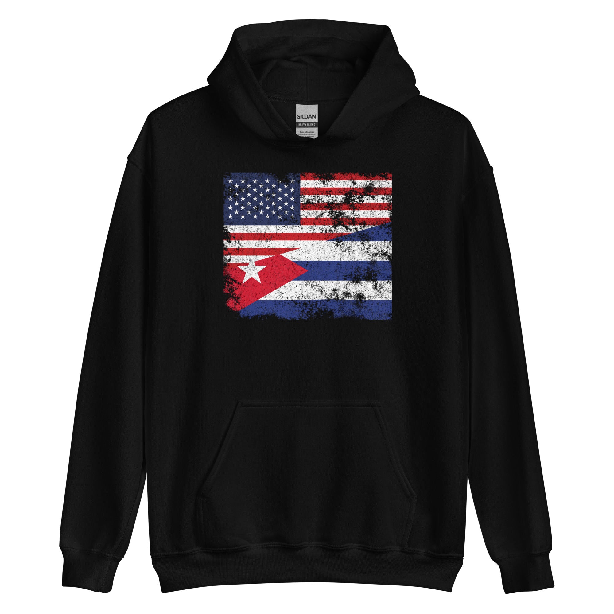 Cuba USA Flag Hoodie