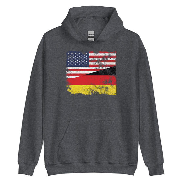 Germany USA Flag Hoodie