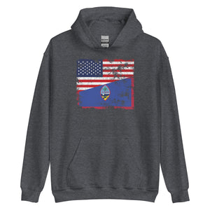 Guam USA Flag Hoodie