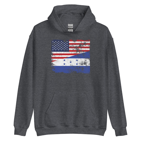 Honduras USA Flag Hoodie