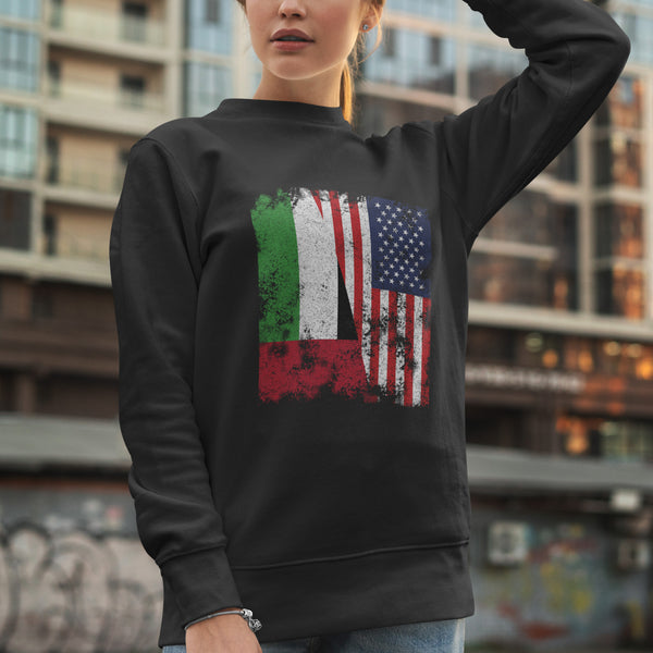 United Arab Emirates USA Flag Sweatshirt