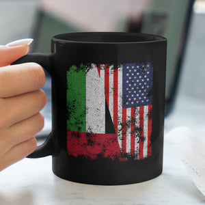 United Arab Emirates USA Flag Mug