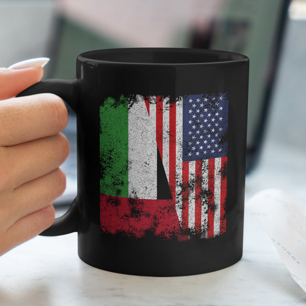 United Arab Emirates USA Flag Mug