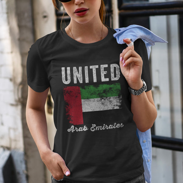 United Arab Emirates Flag Distressed T-Shirt