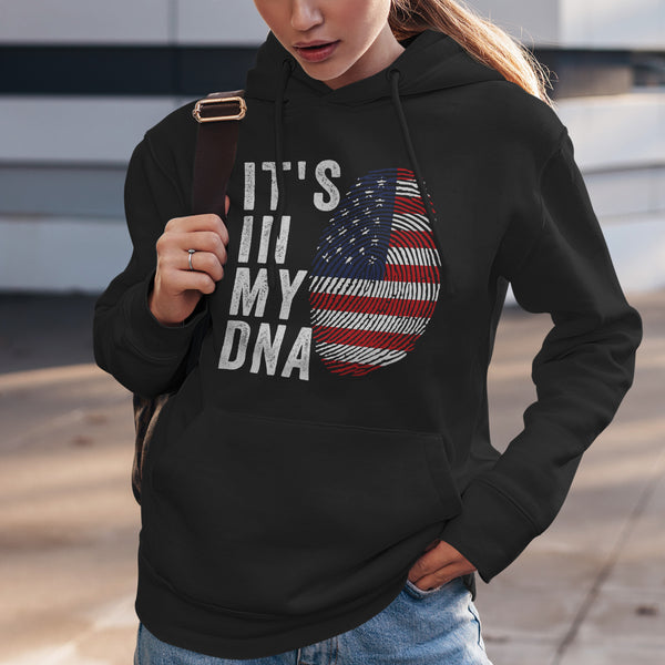 It's In My DNA - United States Flag Hoodie