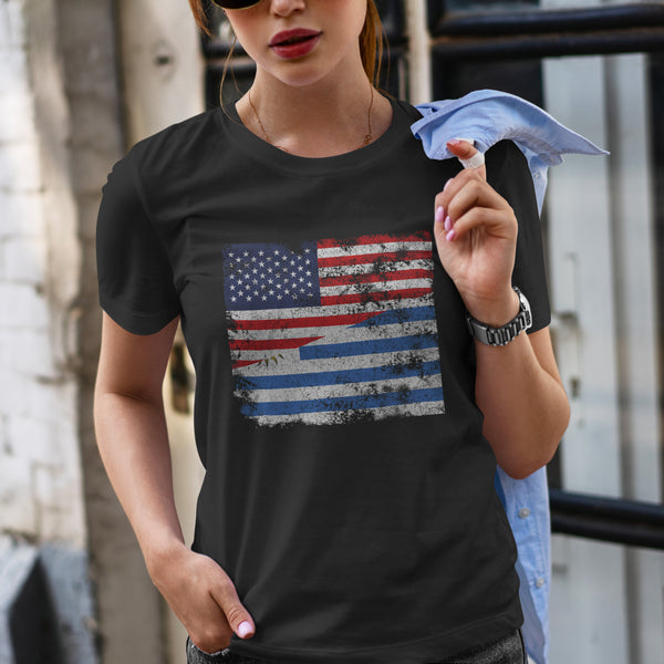 Uruguay USA Flag T-Shirt