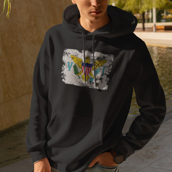 US Virgin Islands Flag Hoodie