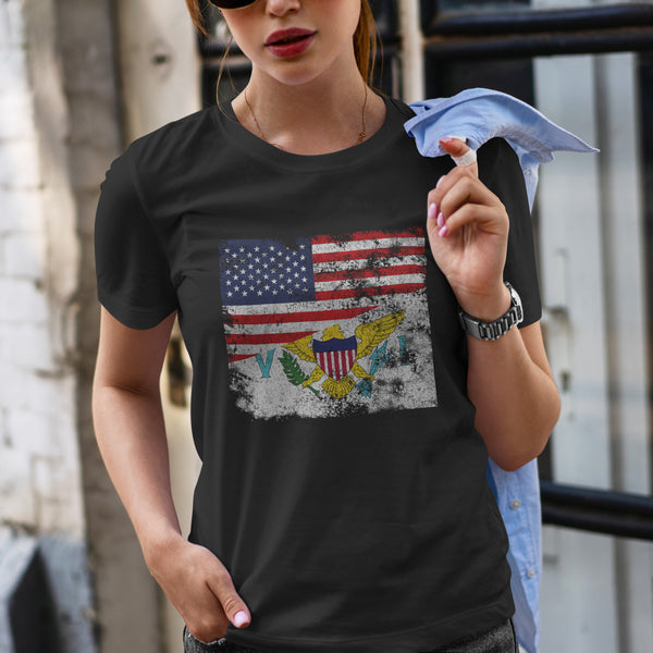 US Virgin Islands USA Flag T-Shirt