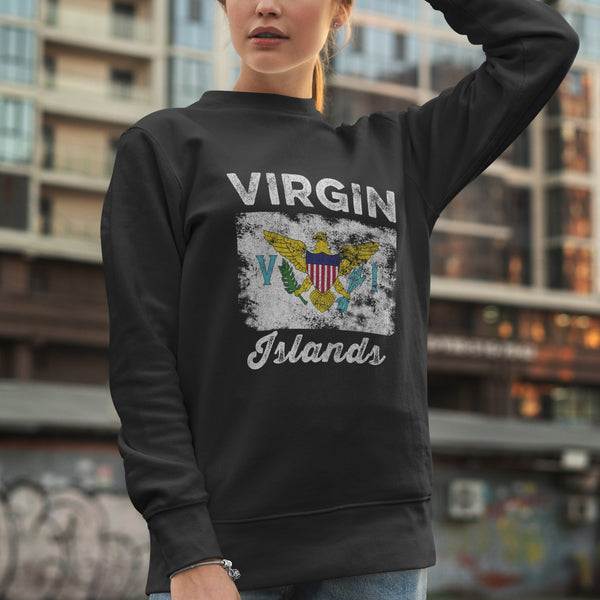 US Virgin Islands Flag Sweatshirt