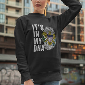 It's In My DNA - US Virgin Islands Flag Sweatshirt