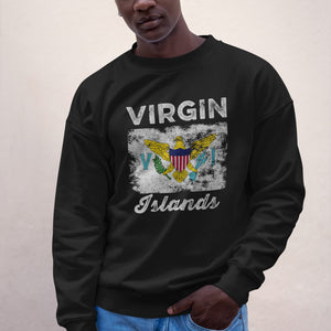 US Virgin Islands Flag Sweatshirt