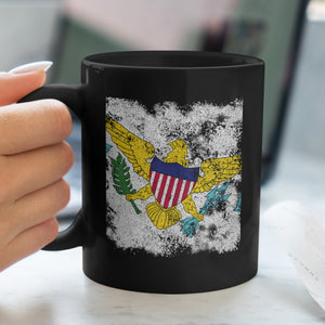 US Virgin Islands Flag - Distressed Flag Mug