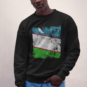 Uzbekistan Flag Sweatshirt