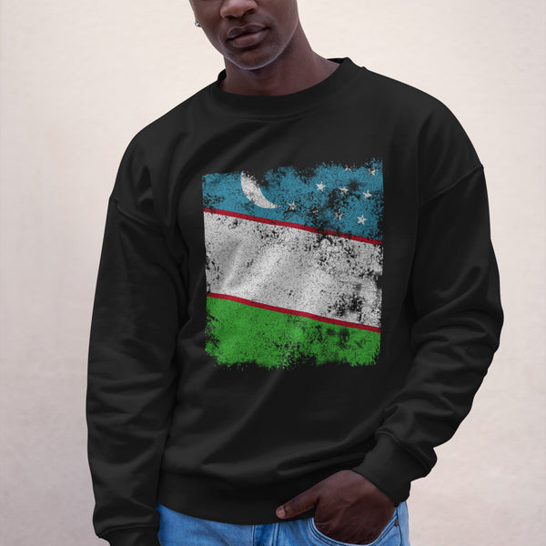 Uzbekistan Flag Sweatshirt
