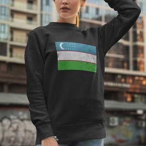 Uzbekistan Flag Sweatshirt