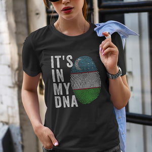 It's In My DNA - Uzbekistan Flag T-Shirt