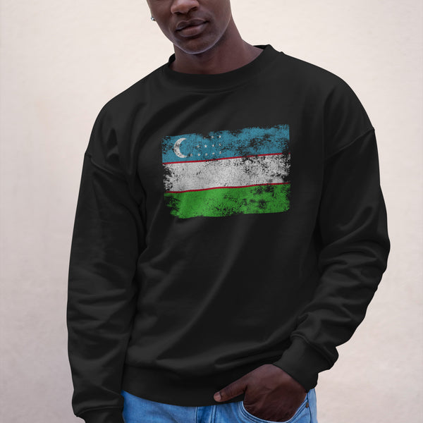 Uzbekistan Flag Sweatshirt