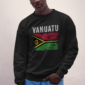 Vanuatu Flag Distressed Ni-Vanuatu Flag Sweatshirt