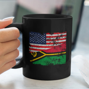 Vanuatu USA Flag Mug