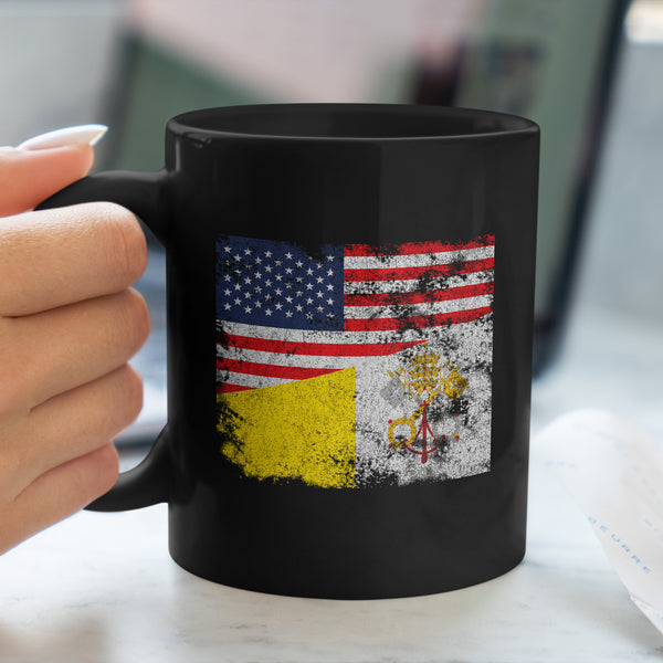 Vatican City USA Flag Mug