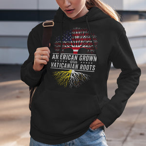 American Grown Vaticanian Roots Flag Hoodie