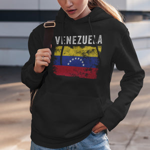 Venezuela Flag Vintage - Venezuelan Flag Hoodie