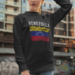 Venezuela Flag Vintage - Venezuelan Flag Sweatshirt