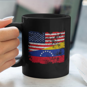 Venezuela USA Flag Mug
