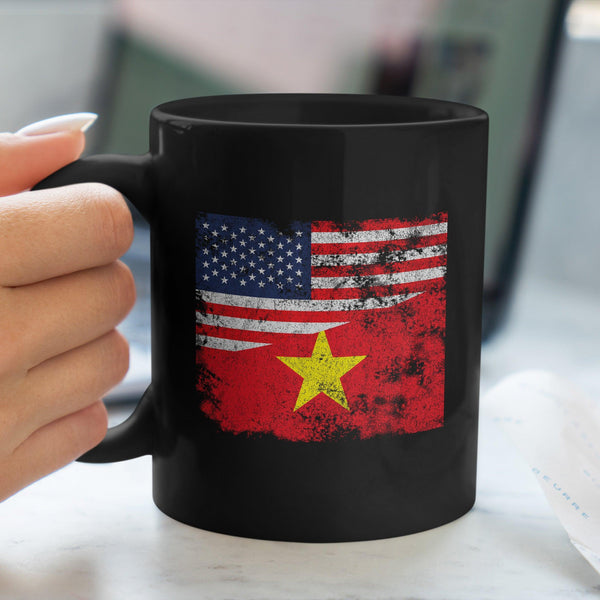 Vietnam USA Flag Mug