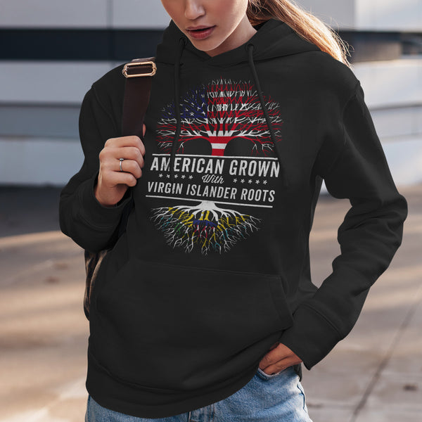 American Grown Virgin Islander Roots Hoodie