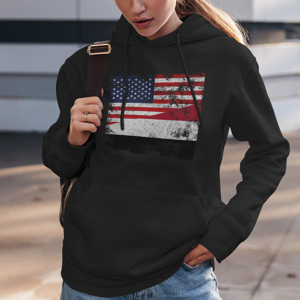 Yemen USA Flag Hoodie